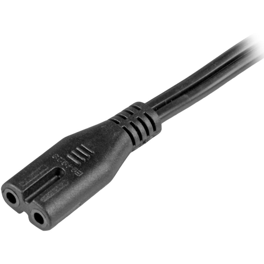 Thumbnail 4 of 4 for StarTech.com 10ft (3m) Laptop Power Cord, NEMA 1-15P to C7, 7A 125V, 18AWG, Laptop Replacement Power Cord, Power Brick