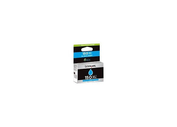 Lexmark 150XL High Yield Return Program Ink Cartridge - Cyan