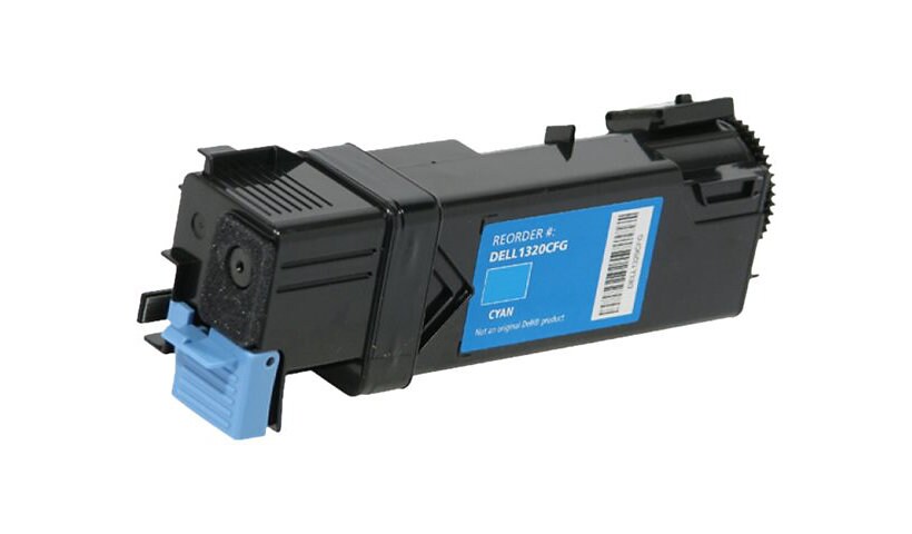 Clover Remanufactured Toner for Dell 1320C, Cyan, 2,000 page yield