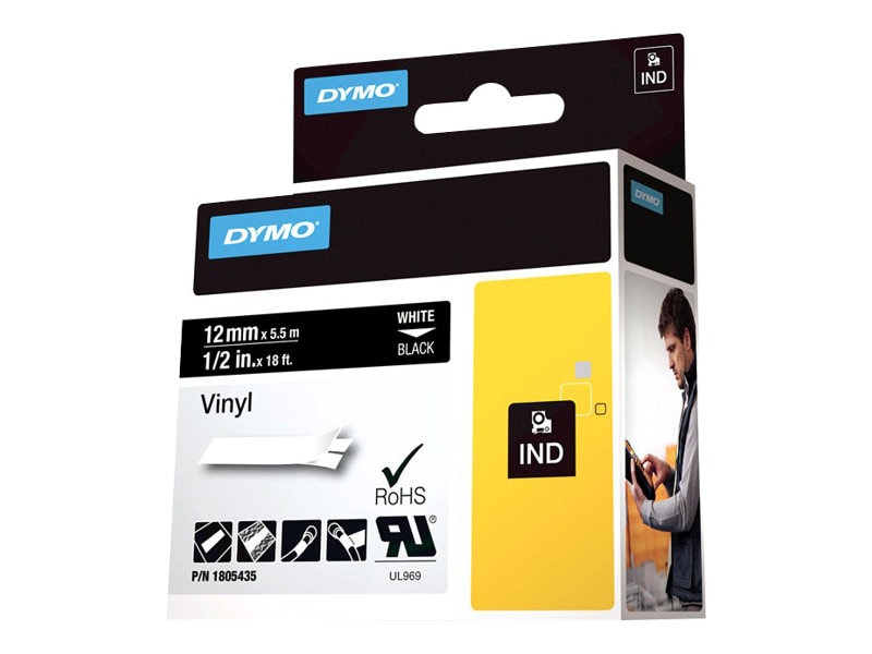 DYMO Rhino Coloured Vinyl - tape - 1 cassette(s) -