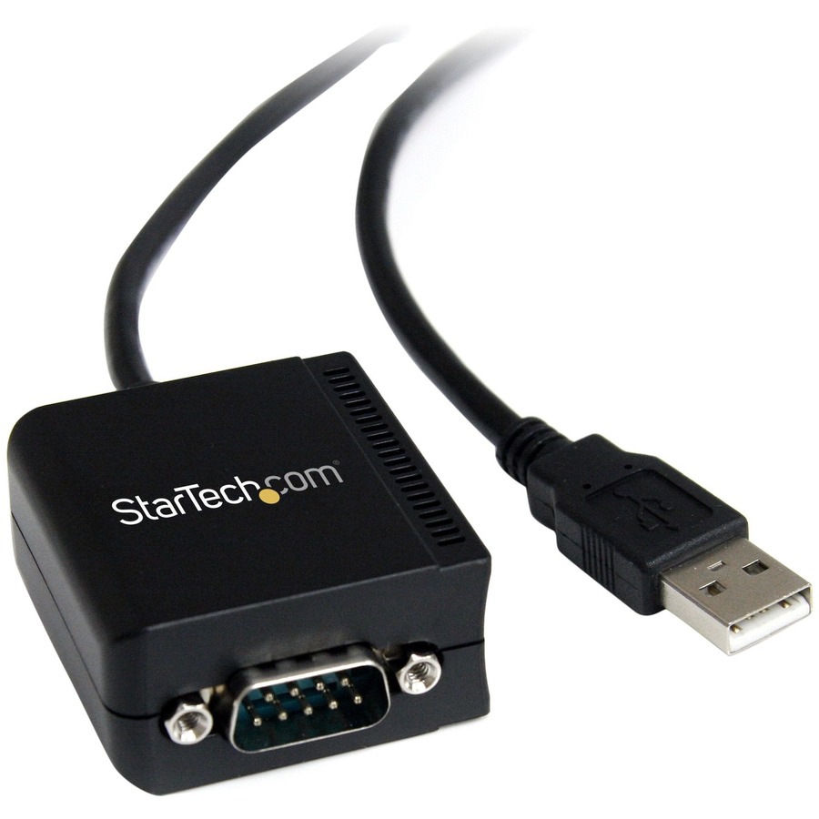 StarTech.com USB to Serial Adapter - Optical Isolation - USB Powered - FTDI USB to Serial Adapter - USB to RS232 Adapter