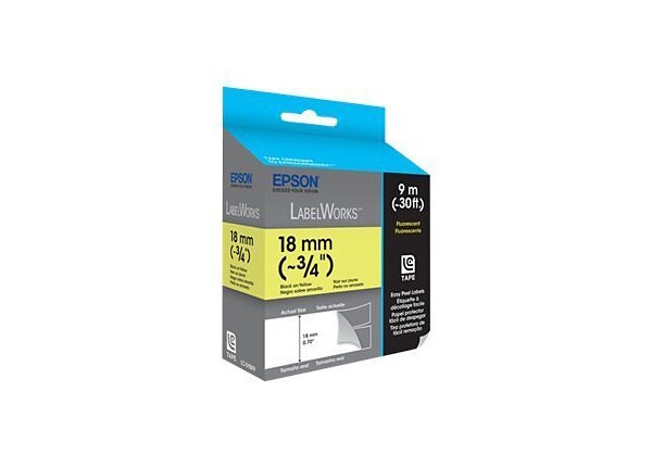 Epson LabelWorks LC-5YBF9 - fluorescent tape - 1 roll(s)
