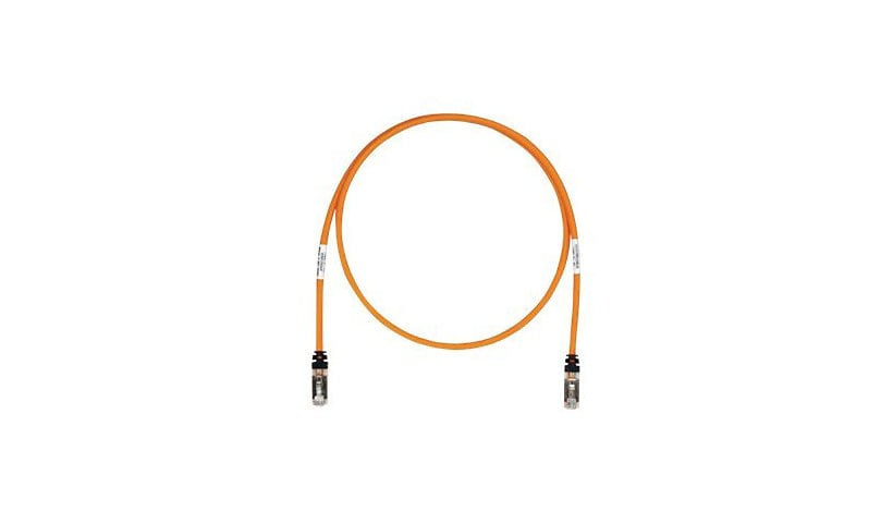 Panduit TX6A 10Gig patch cable - 6 ft - orange