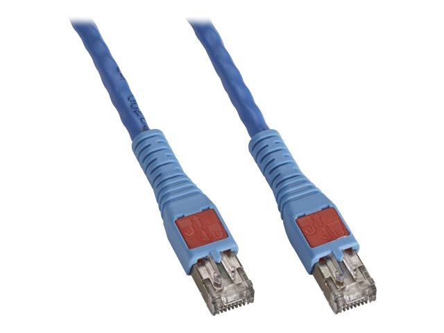 Black Box CAT6a Blade Server Patch Cable - patch cable - 15 ft - blue