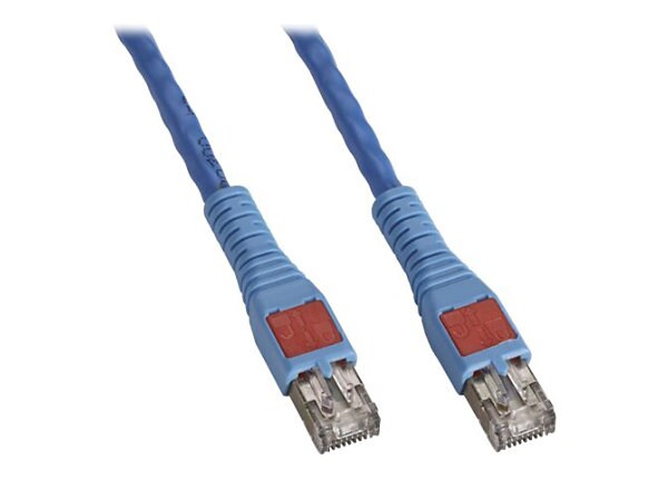 Black Box CAT6a Blade Server Patch Cable - patch cable - 15 ft - blue