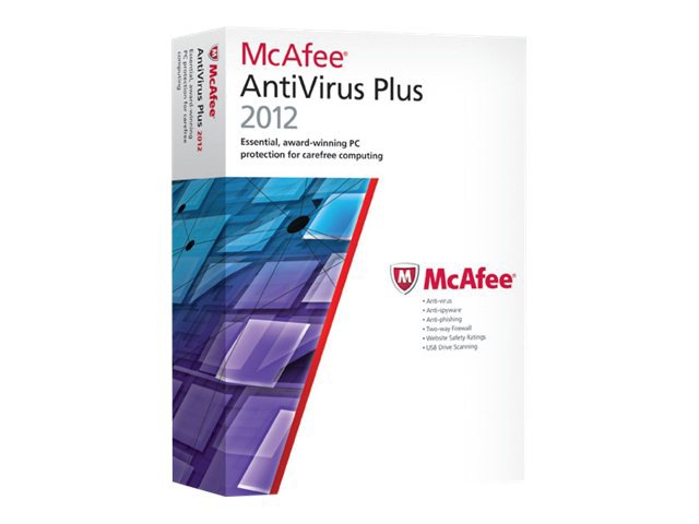 McAfee AntiVirus Plus 2012 - box pack (1 year) - 1 PC
