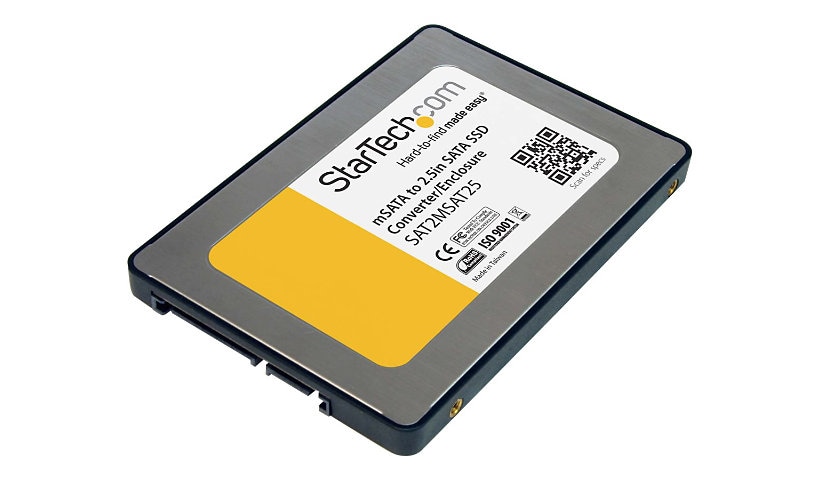 StarTech.com 2.5in SATA to Mini SATA SSD Adapter Enclosure