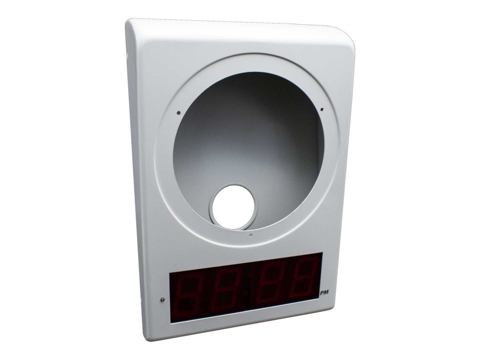 CyberData - mounting kit - with time display - for speaker(s) - RAL 9003, signal white