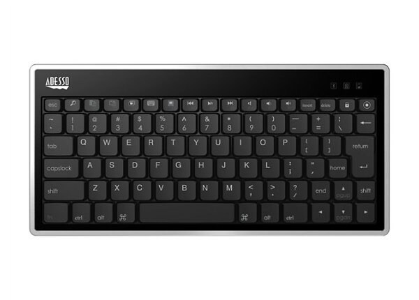 Adesso Bluetooth 3.0 Mini Keyboard 1010 WKB-1010BA - keyboard - US