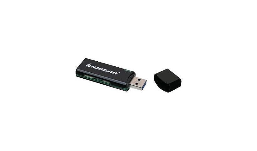 IOGEAR SuperSpeed USB 3.0 SD/Micro SD Card Reader / Writer GFR304SD - card reader - USB 3.0