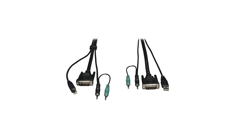 Tripp Lite 6ft Cable Kit for Secure KVM Switches B002-DUA2 / B002-DUA4 6' - video / USB / audio cable - 6 ft