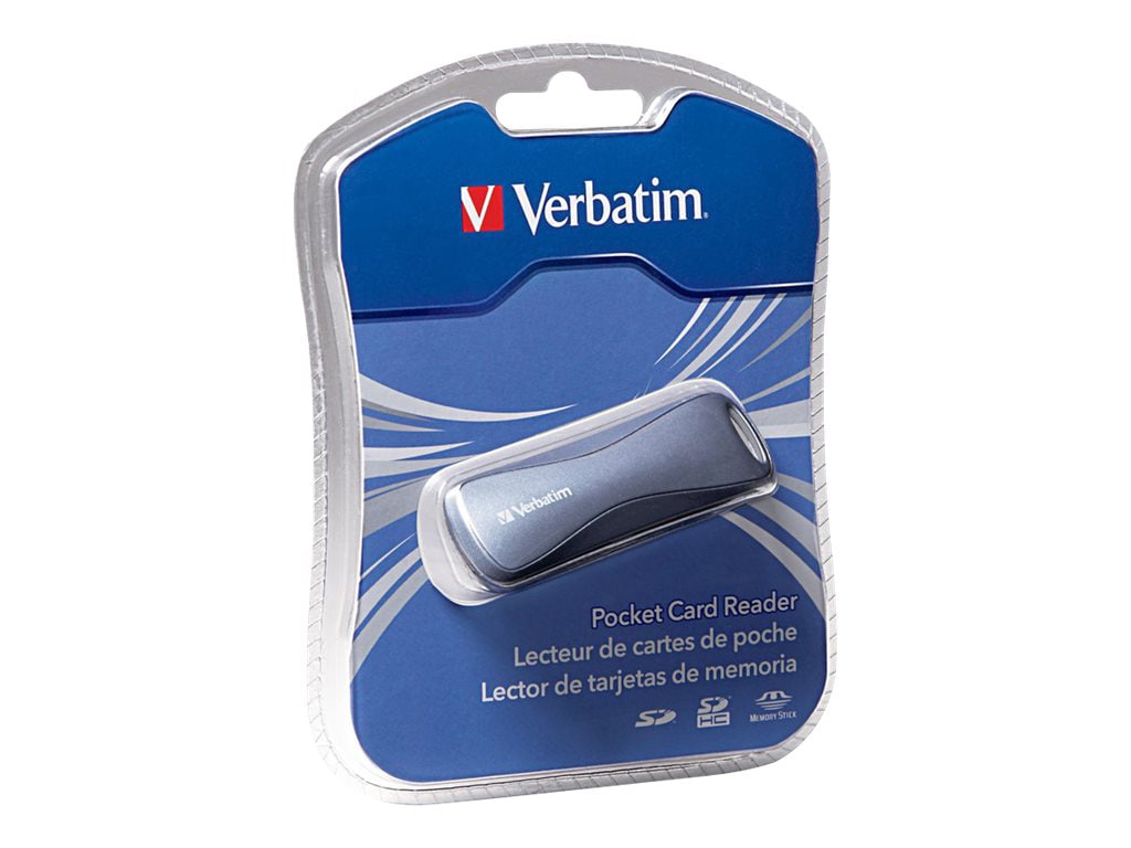 Verbatim Pocket Card Reader - card reader - USB 2.0