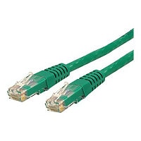 StarTech.com 10ft CAT6 Ethernet Cable - Green CAT 6 Gigabit Wire 100W PoE 650MHz Molded Patch Cord