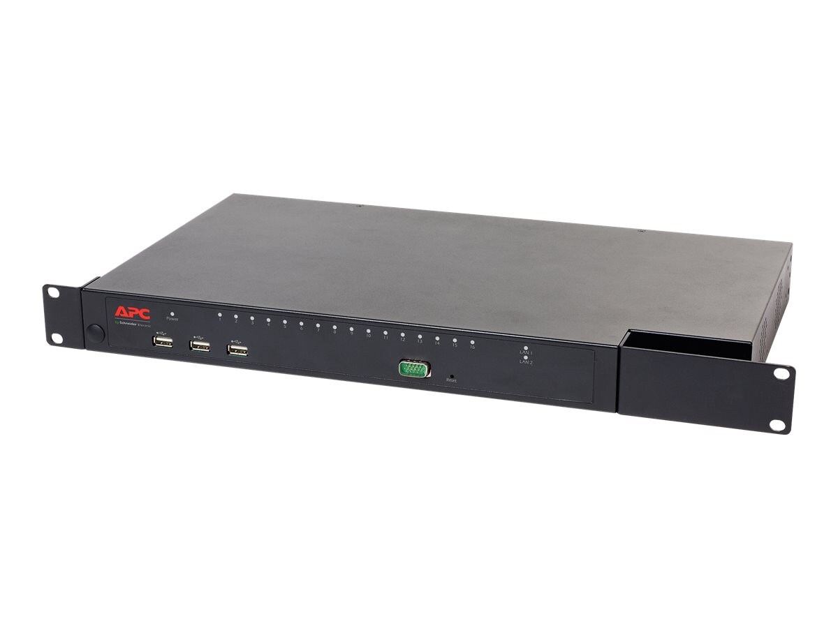 APC KVM 2G Enterprise Digital/IP - KVM switch - 16 ports - rack-mountable