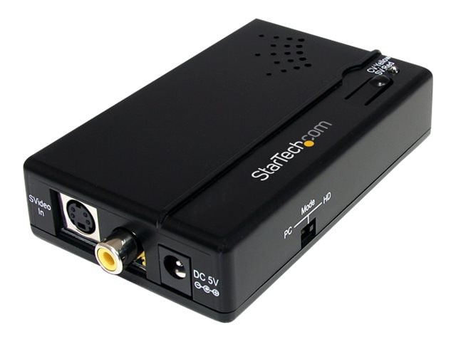 Aannames, aannames. Raad eens commentaar Verdwijnen StarTech.com Composite and S-Video to HDMI Converter with Audio - VID2HDCON  - Audio & Video Cables - CDW.com