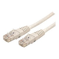 StarTech.com 25ft CAT6 Ethernet Cable - White CAT 6 Gigabit Wire 100W PoE 650MHz Molded Patch Cord