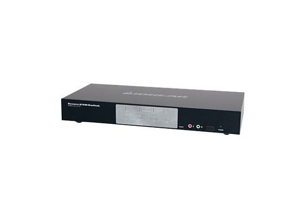 IOGEAR 4-Port Dual-Link DVI Secure KVM Switch GCS1214TAA - KVM / audio switch - 4 ports