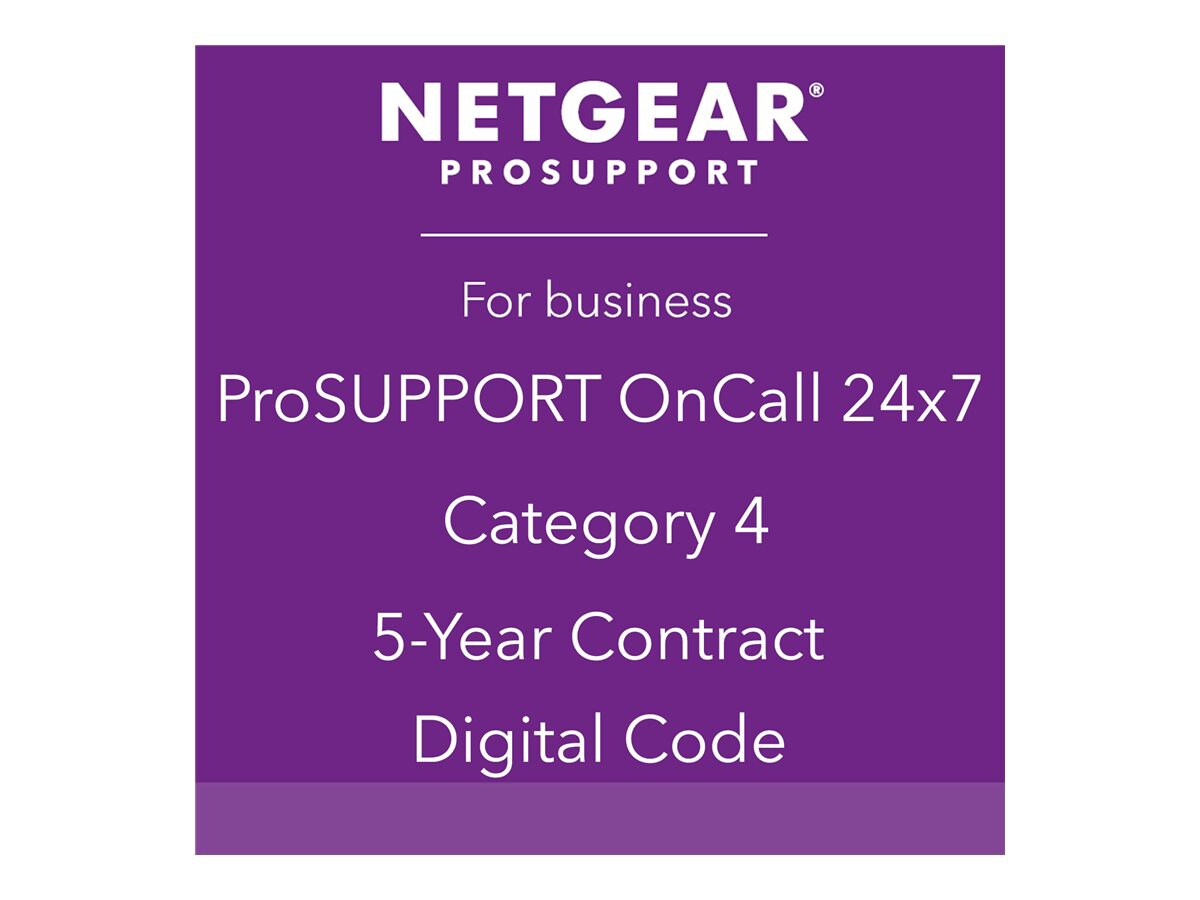 Netgear ProSUPPORT OnCall 24x7 Tech Support - 5 Year - Service