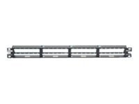 Panduit QuickNet patch panel - 1U - 19"