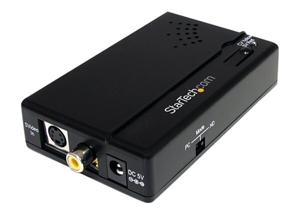 StarTech.com Composite and S-Video to HDMI® Converter with Audio
