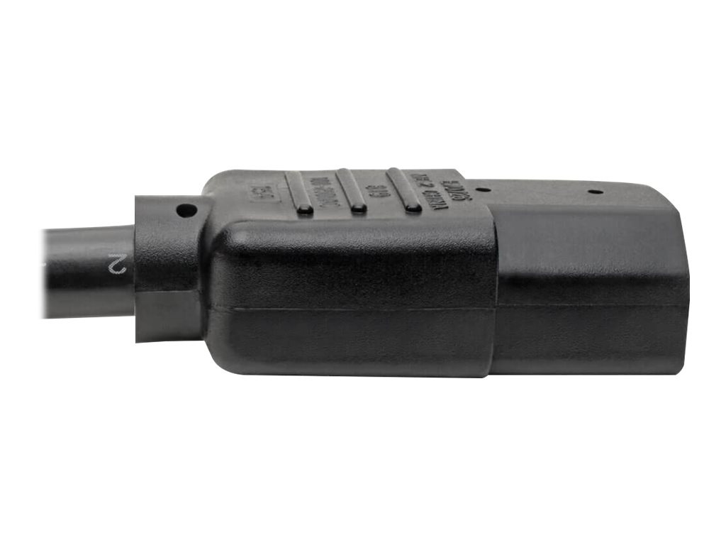 Thumbnail 4 of 6 for Eaton Tripp Lite Series Power Cord C14 to C15 - Heavy-Duty, 15A, 250V, 14 AWG, 6 ft. (1.83 m), Black - power cable - IEC