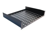 RF MOTE 1-SIDED SHELF 15"D 19" BLK