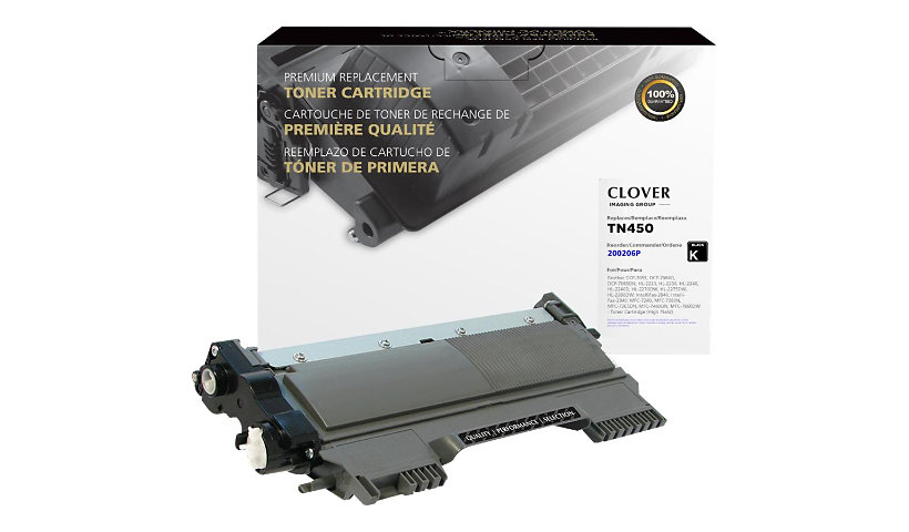 Clover Imaging Group - black - remanufactured - toner cartridge (alternative for: Brother TN450)