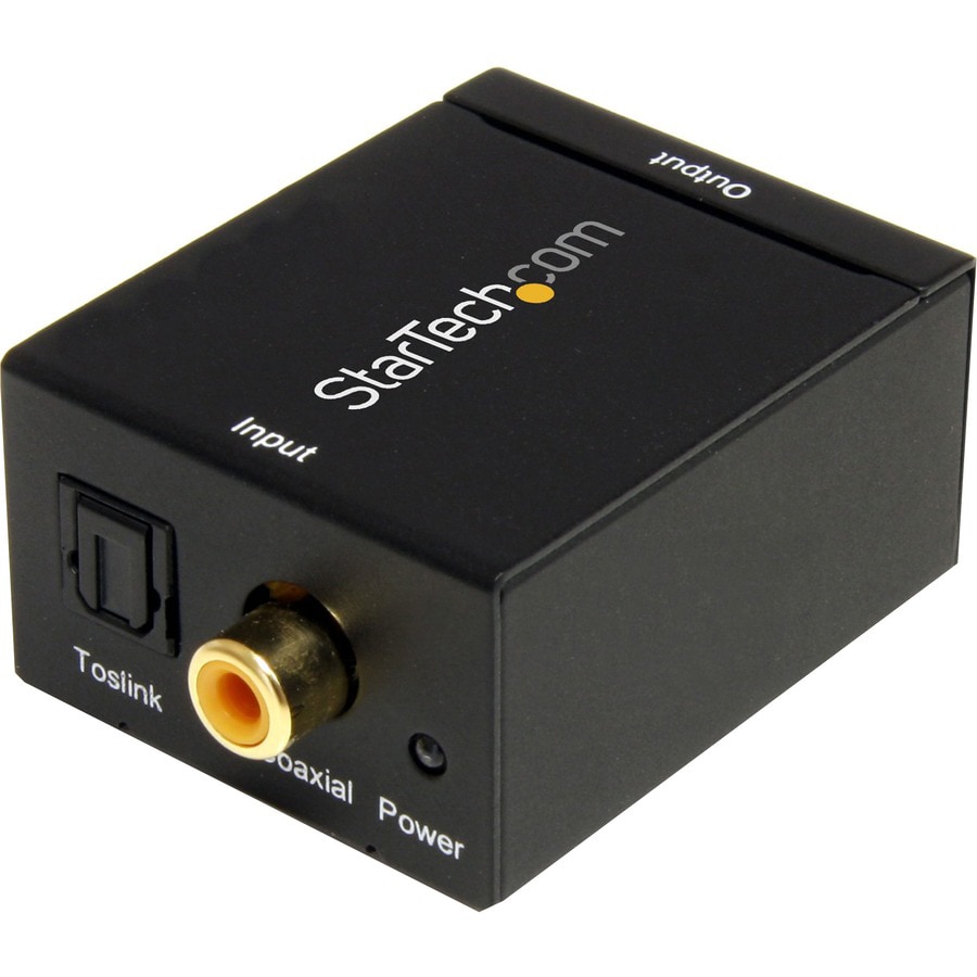 StarTech.com SPDIF Digital Coax / Toslink Optical to 2 CH RCA