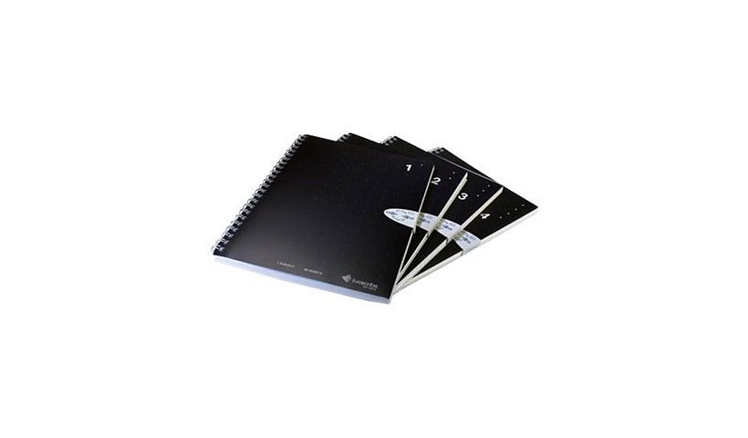 Livescribe Single Subject A5 Size Notebook Numbers 1 through 4 - dot paper notebook (80 sheets)