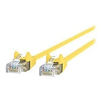 Belkin Cat5e/Cat5 2ft Yellow Snagless Ethernet Patch Cable, PVC, UTP, 24 AWG, RJ45, M/M, 350MHz, 2'