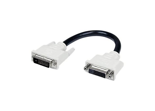 StarTech.com 6in DVI-D Dual Link Digital Port Saver Extension Cable M/F - DVI extension cable - 15.2 cm