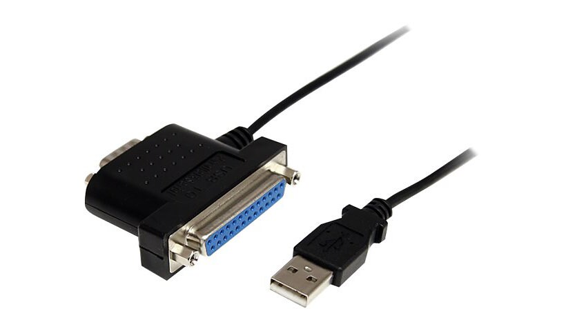 StarTech.com 3 ft 1s1p USB to Serial Parallel Port Adapter Cable