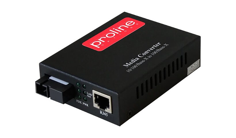 Proline - fiber media converter - 100Mb LAN