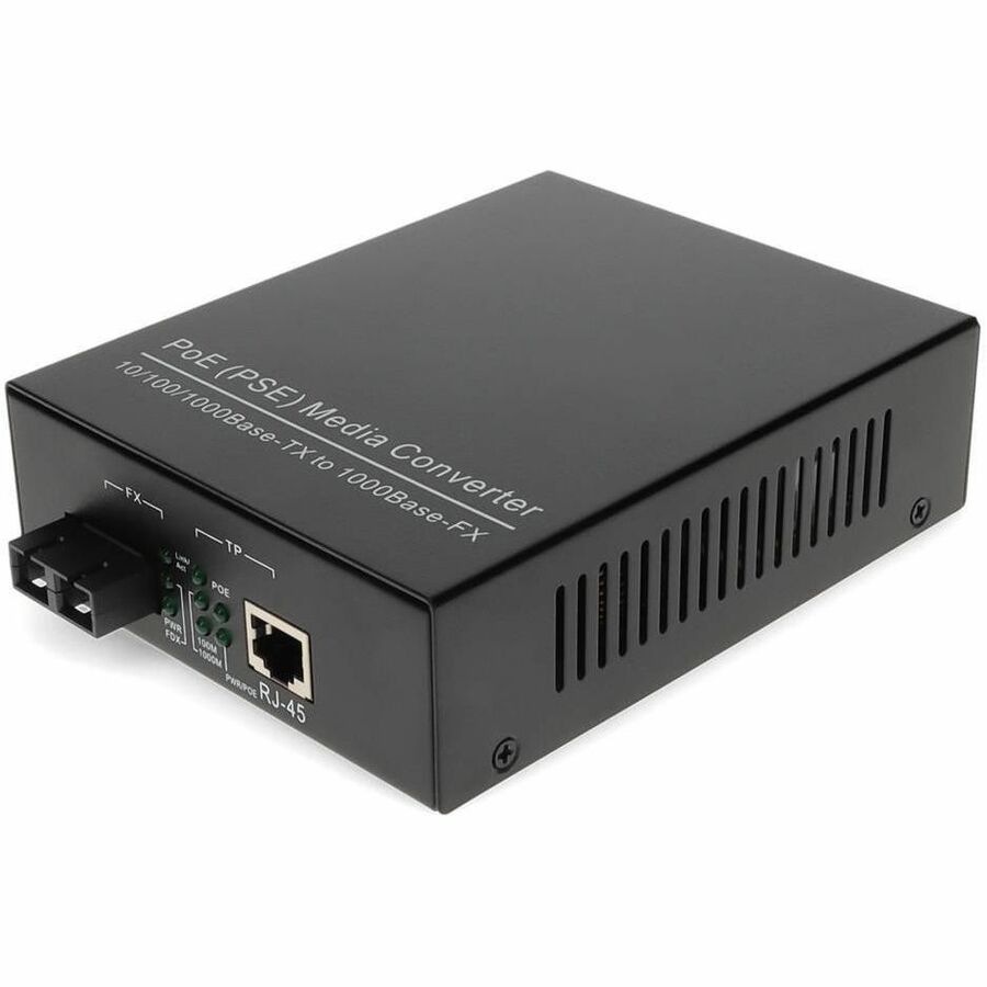 Proline 10/100/1000Base-TX(RJ-45) to 1000Base-LX(SC) SMF 1310nm 10km POE Media Converter