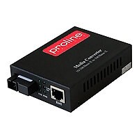 Proline Managed Media Converter 100Base-TX(RJ45)-100BXU(SC) BiDi SMF 20km