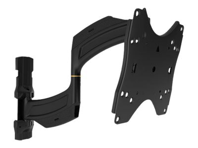 Chief Thinstall Medium 18 Inch Extension Monitor Arm Wall Mount - For 32-55 Inch TVs - Single Monitor Mount - Black
