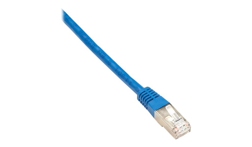 Black Box 3ft Shielded Blue Cat5 Cat5e 100Mhz Ethernet Patch Cable