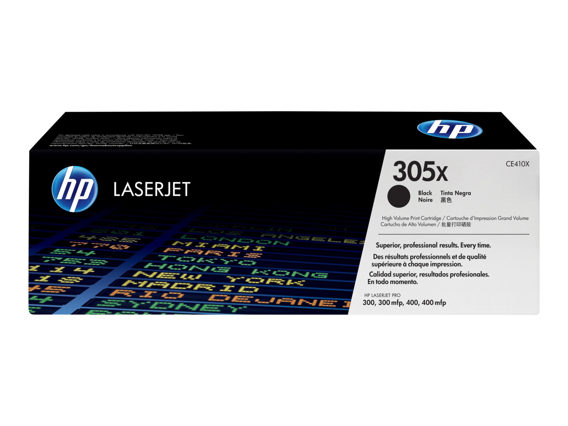 HP 305X (CE410X) Original Laser Toner Cartridge - Single Pack - Black - 1 Each