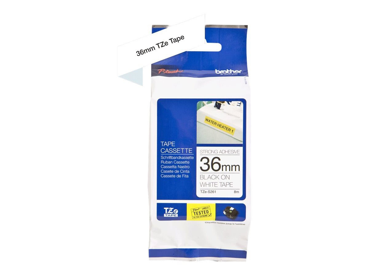 Brother TZe-S261 - laminated tape - 1 cassette(s) - Roll (3.6 cm x 8 m)