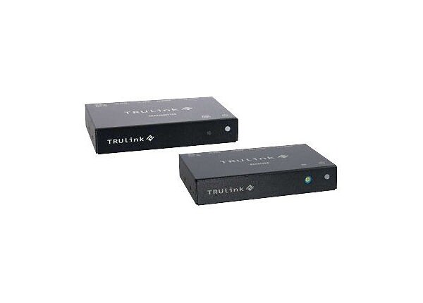 C2G TruLink VGA+3.5mm Audio over UTP Box Transmitter/ Box Receiver Kit - video/audio extender