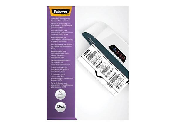 Fellowes - 25-pack - white - 228.6 x 292.1 mm - cleaning sheets