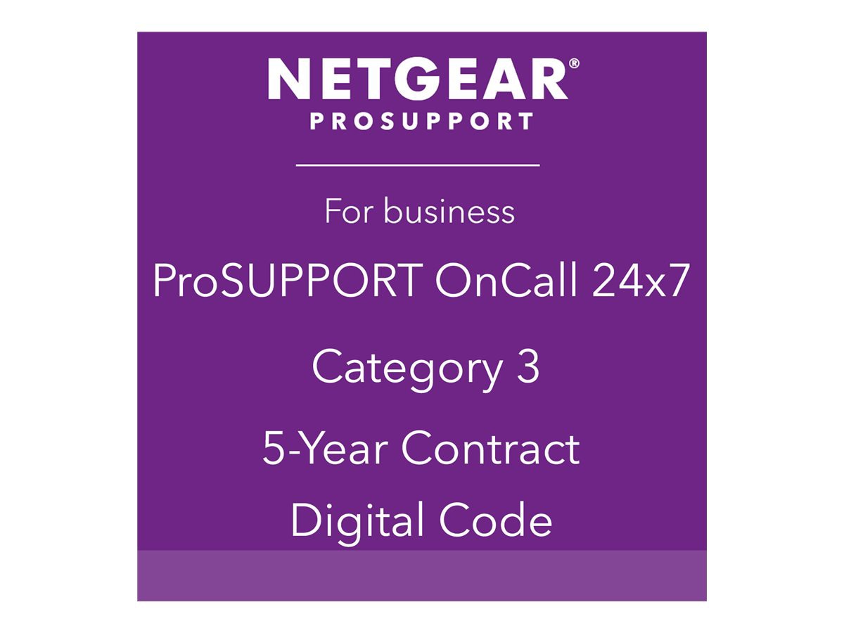 NETGEAR 5YR ONCALL 24X7 CATEGORY 3