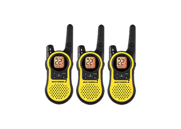 Motorola Talkabout MH230TPR triple pack - two-way radio - FRS/GMRS