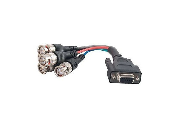 C2G 6IN HD15 F/M VIDEO CABLE