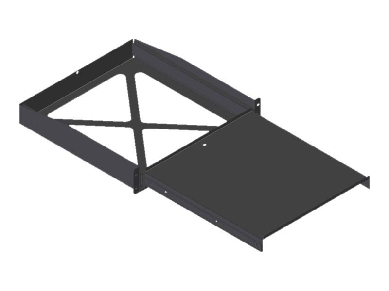Spectrum Rack Mount Pull-out Shelf - rack shelf - 2U