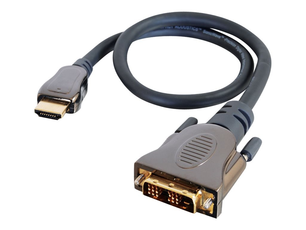 C2G 1m SonicWave HDMI to DVI-D Digital Video Cable M/M - In-Wall CL2-Rated