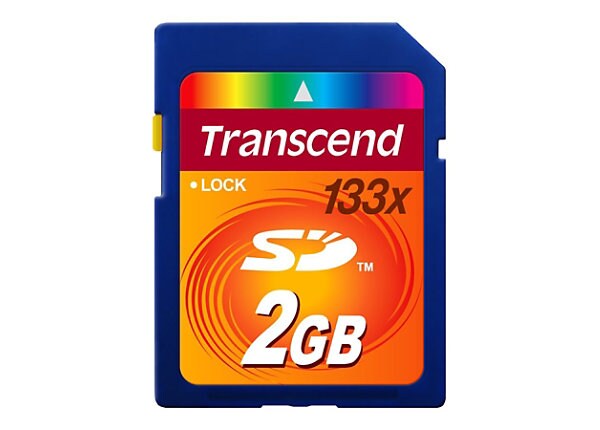 Transcend Ultra Performance 133X - flash memory card - 2 GB - SD