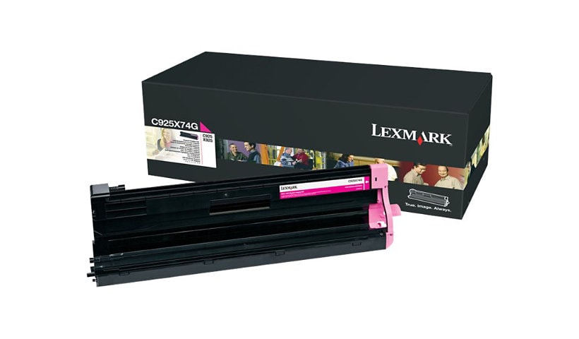 Lexmark - magenta - original - printer imaging unit - LCCP