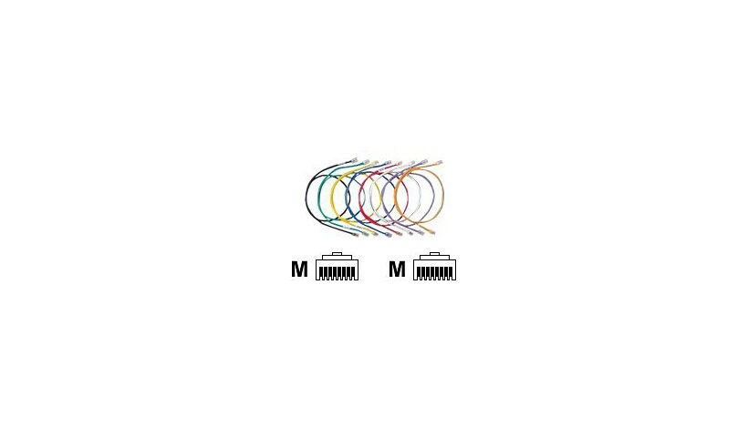 Panduit TX5e patch cable - 25 ft - yellow