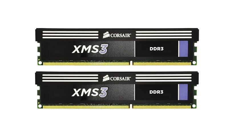 CORSAIR XMS3 - DDR3 - 8 GB: 2 x 4 GB - DIMM 240-pin - unbuffered